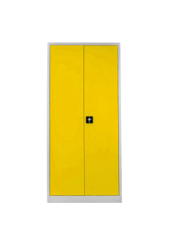 Metal  Ofis 198 lik Dosya Dolabı Gri-Sarı