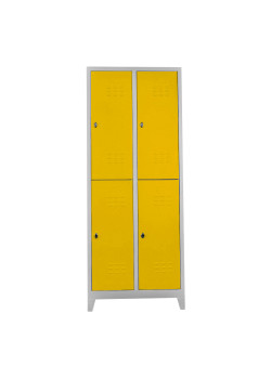 Metal Ofis 4 lü Standart Soyunma Gri-Sarı Metal Ofis 4 lü Standart Soyunma Gri-Sarı