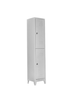 Metal  Ofis Tekli Yarım Kapılı Soyunma Dolabı Gri