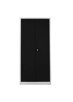 Metal  Ofis Temizlik Dolabı Gri-Siyah Metal  Ofis Temizlik Dolabı Gri-Siyah