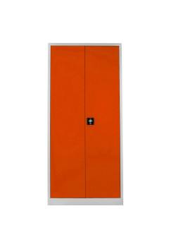 Metal  Ofis Temizlik Dolabı Gri-Turuncu Metal  Ofis Temizlik Dolabı Gri-Turuncu